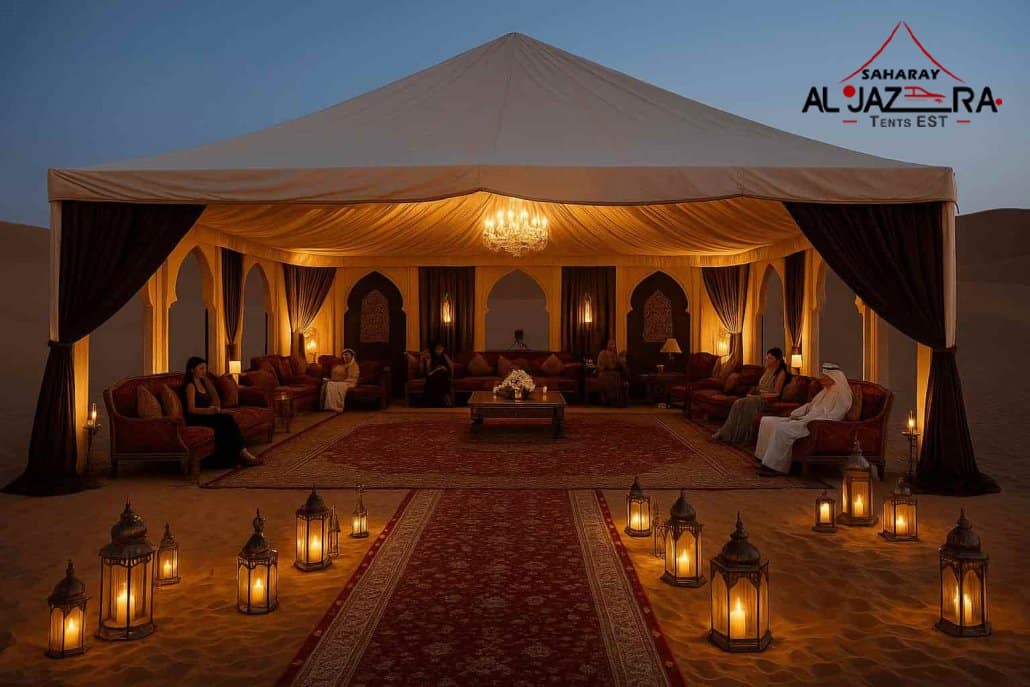 Luxury Arabic Tent with Authentic Traditional Design