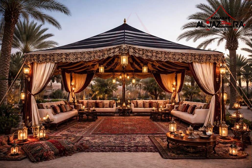 Luxury Arabic Tent with Authentic Traditional Design