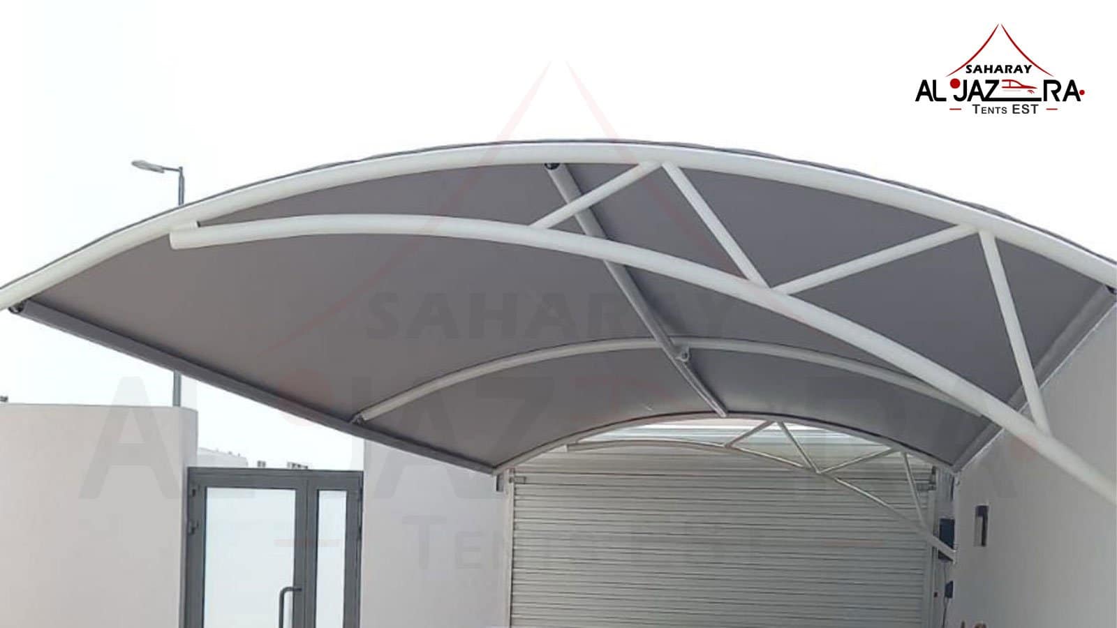 Single Pole Car Parking Shades Dammam | Durable & Modern KSA Shades