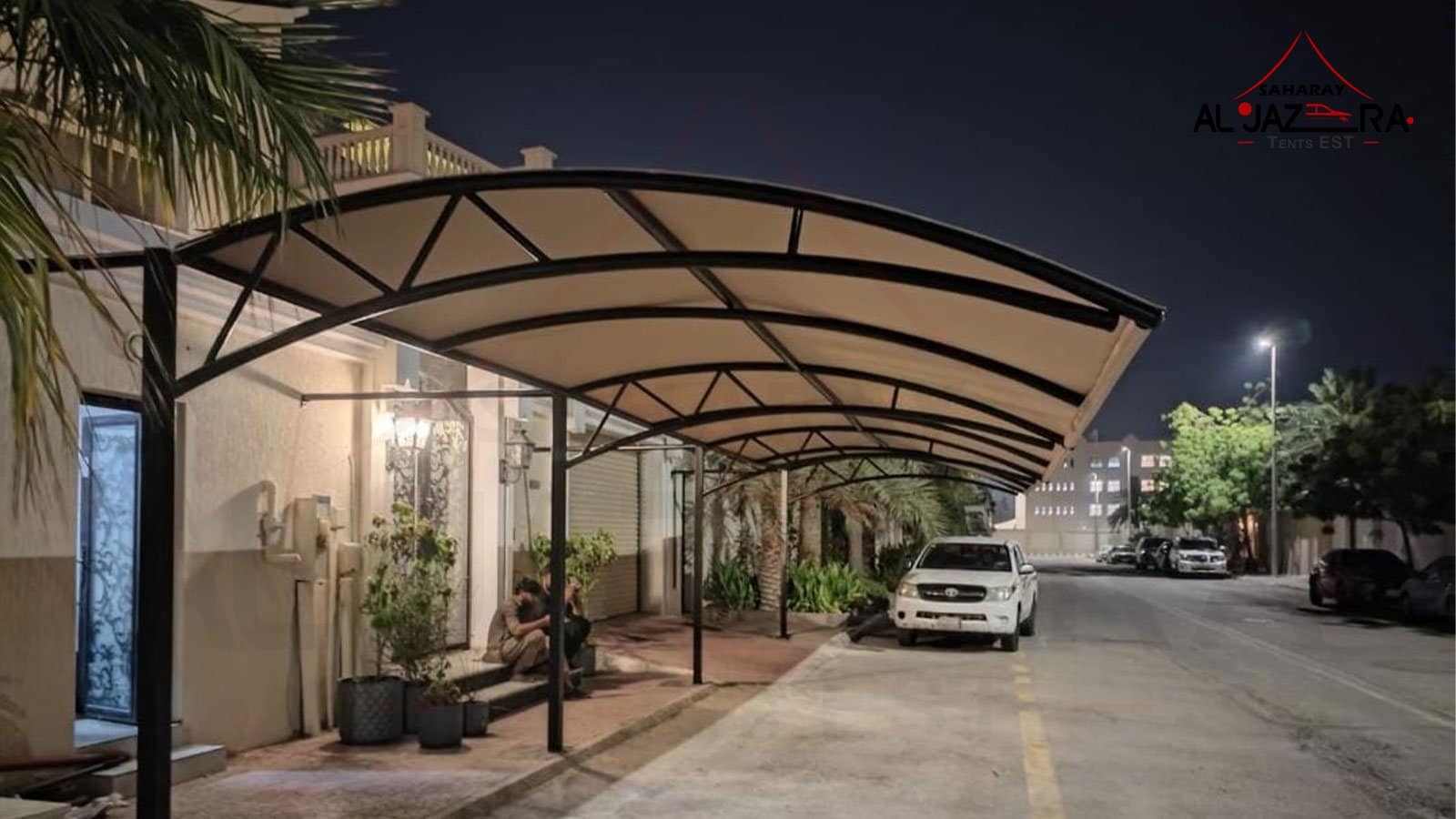 Arch Design Car Parking Shades Dammam – Modern & Durable in Saudi Arabia