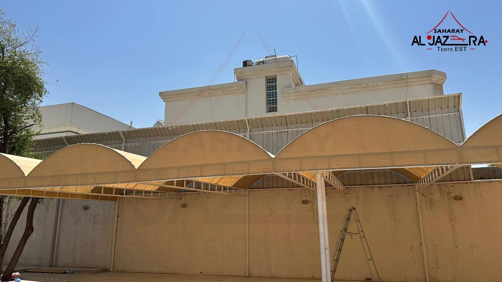 Wave Design Car Parking Shades – Unique & Functional in Saudi Arabia