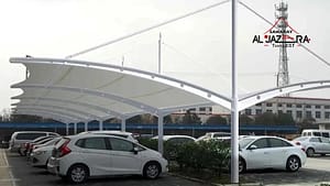 Two-Sided Car Parking Shades – Wide Vehicle Coverage in Saudi ArabiaSaudi Arabia-1-