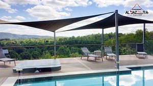 Poolside Sail Shades – Stylish Waterproof Shade Saudi Arabia