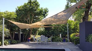Triangular Sail Shades – Modern Outdoor Shade in Saudi Arabia
