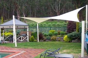 Garden Sail Shades – Modern Outdoor Protection in Dammam, Saudi Arabia