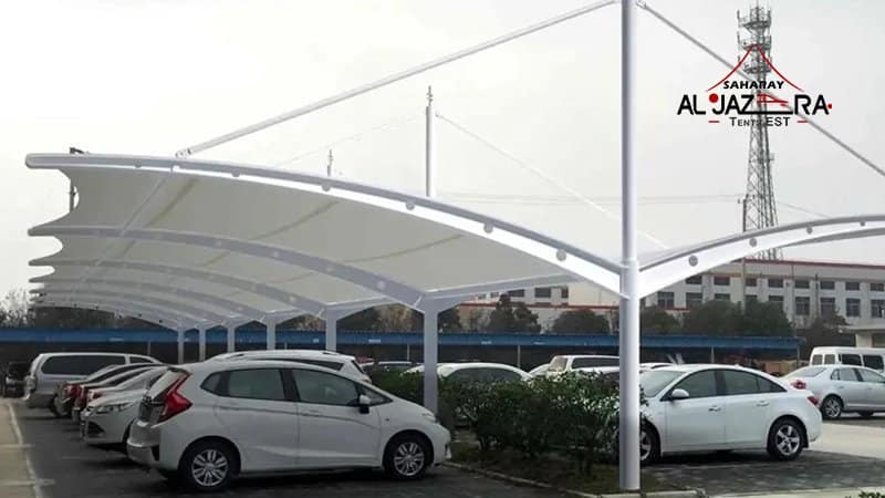 Two-Sided Car Parking Shades – Wide Vehicle Coverage in Saudi ArabiaSaudi Arabia-1-